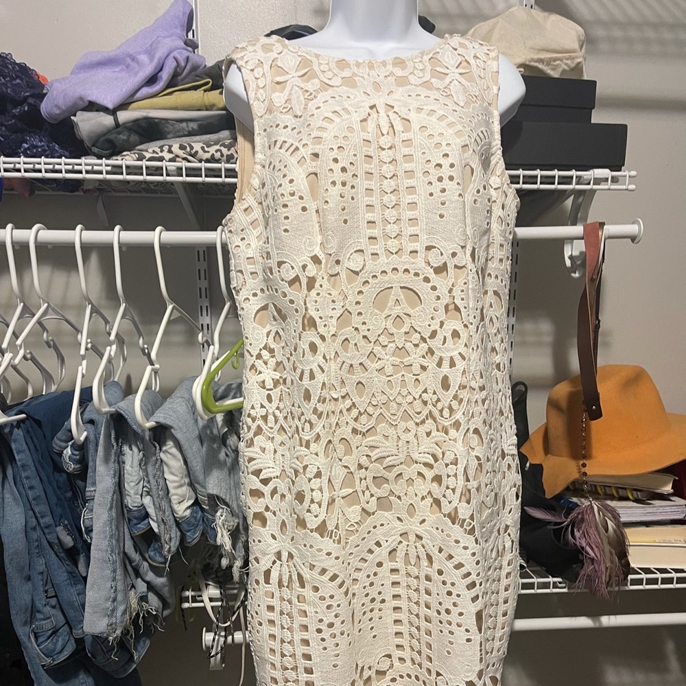 Claiborne dress. Size 12. Cream color.
